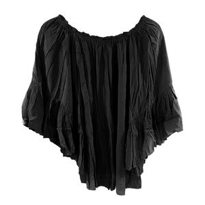 Elan Off-The-Shoulder Ruffle Sleeve Top